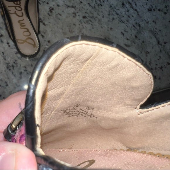 Sam Edelman Linnie Floral Embroidered Horsebit Slip On Loafers Size 7 - Picture 2 of 9